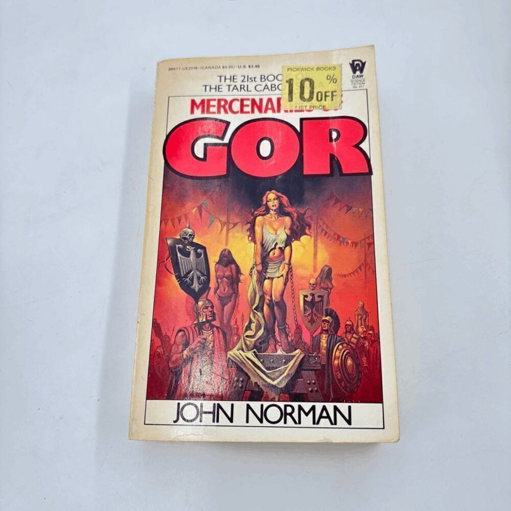 Mercenaries of‎ Gor 21 by John Norman vintage PB BDSM Cover Art 1st Printing